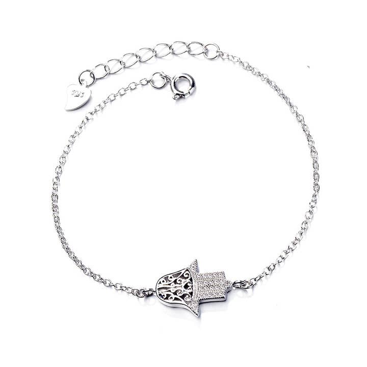 Amy and Annette 18K Gold Hamsa Bracelet for wholesale by Amy and Annette