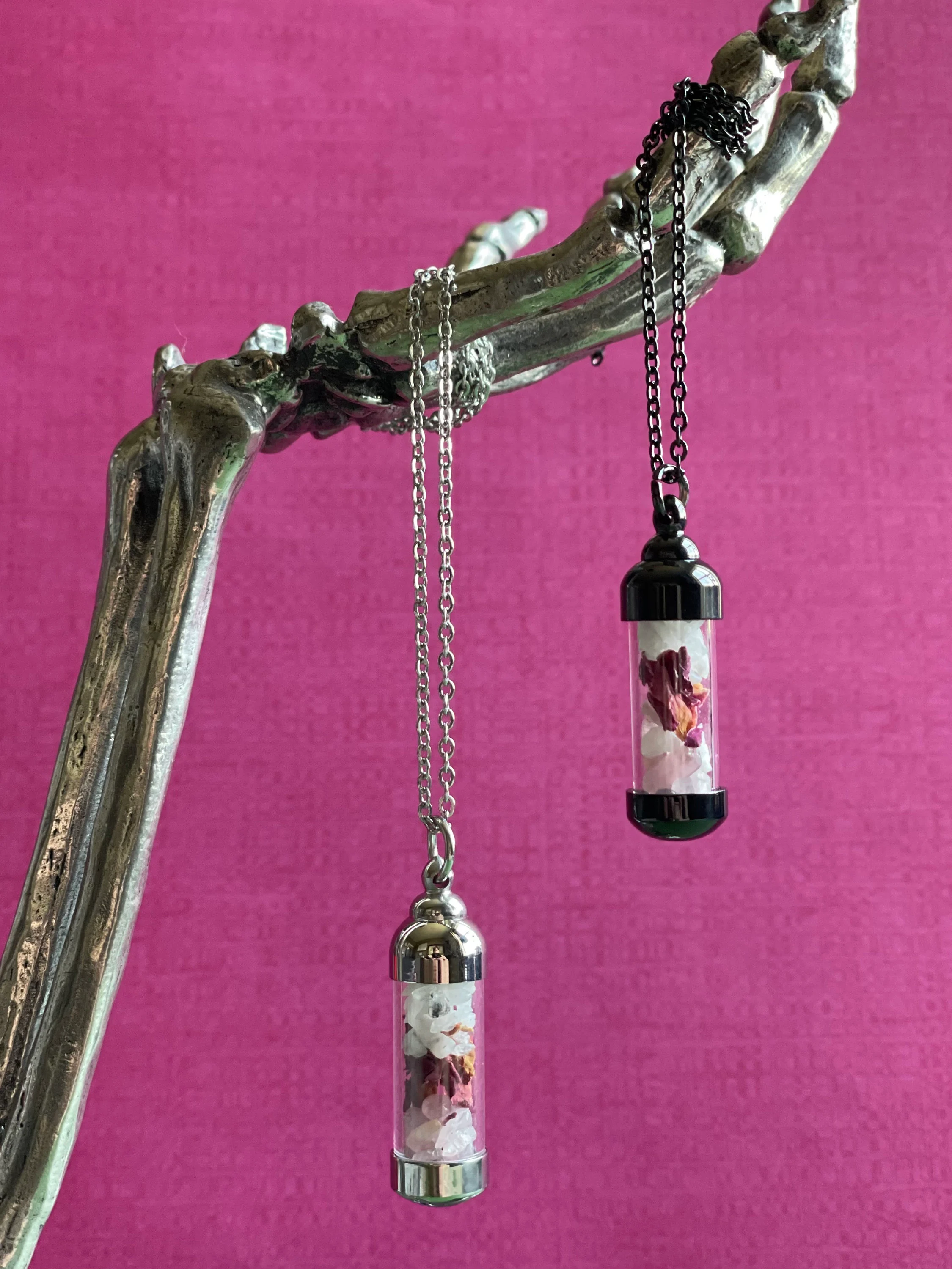 Vampire Unicorns - Vente Colliers à pendentif - Collier de Sort d'Intention / Envoûter le Bonheur, Renforcer la Prospérité2