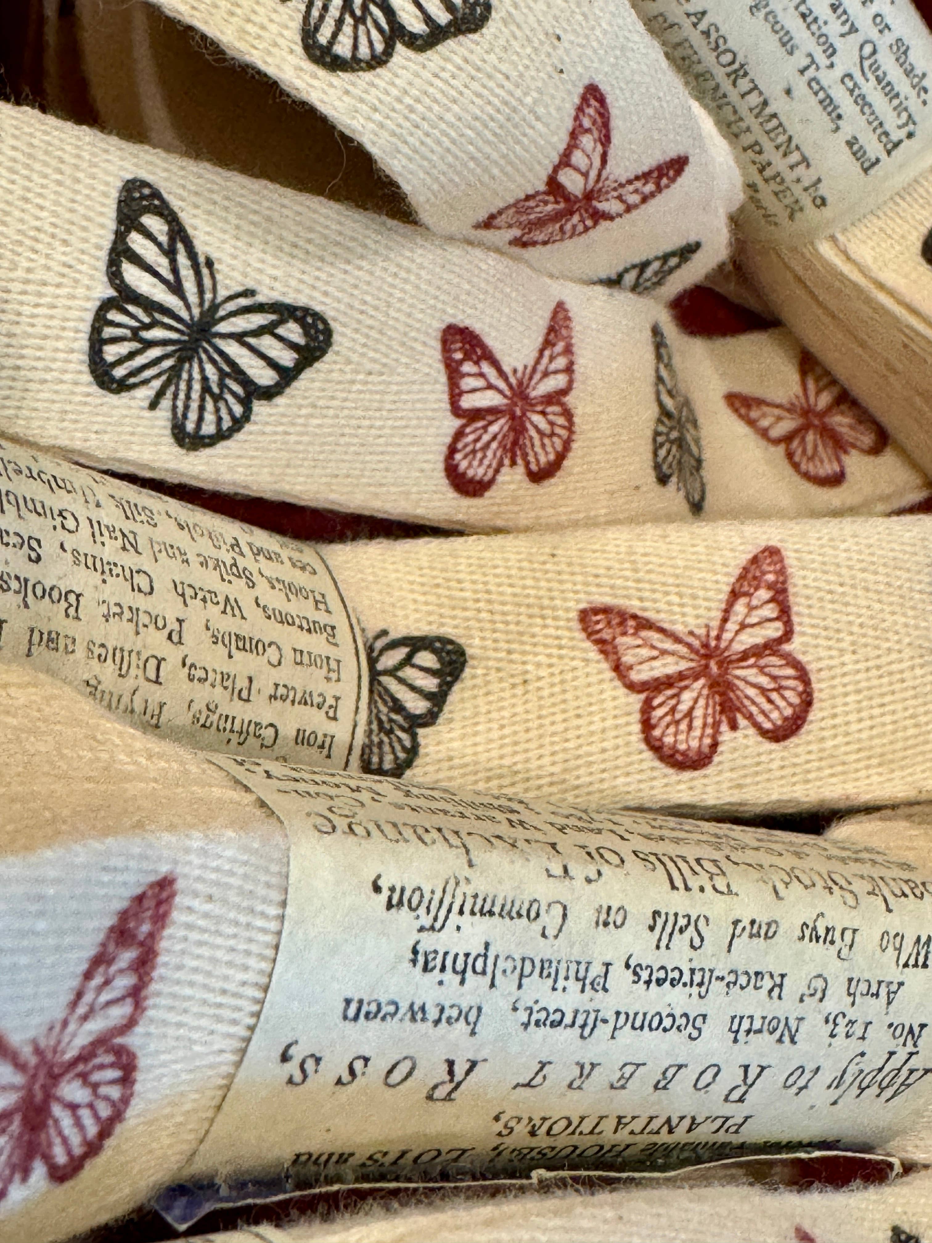 Monahan Papers - Wholesale Ribbon - Gift Wrapping - Butterfly Ribbon - 5 yds 2