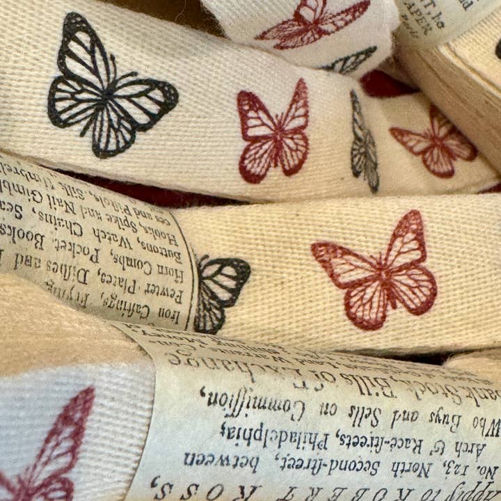 Monahan Papers - Wholesale Ribbon - Gift Wrapping - Butterfly Ribbon - 5 yds 2