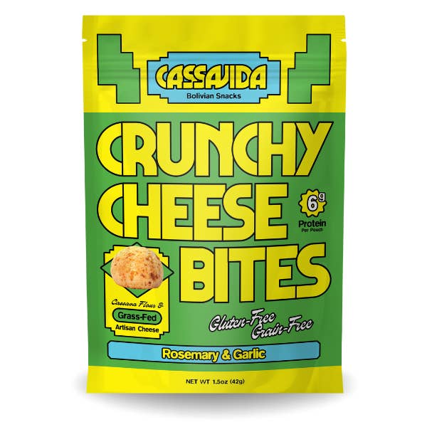 Cassavida Cheese Bites – Rosemary Garlic Gluten-Free Snack for wholesale by Cassavida