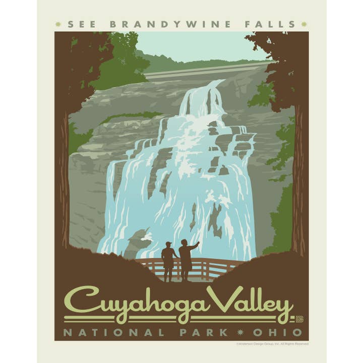 Cuyahoga Valley 8" x10" Print for wholesale by Tourist Courts