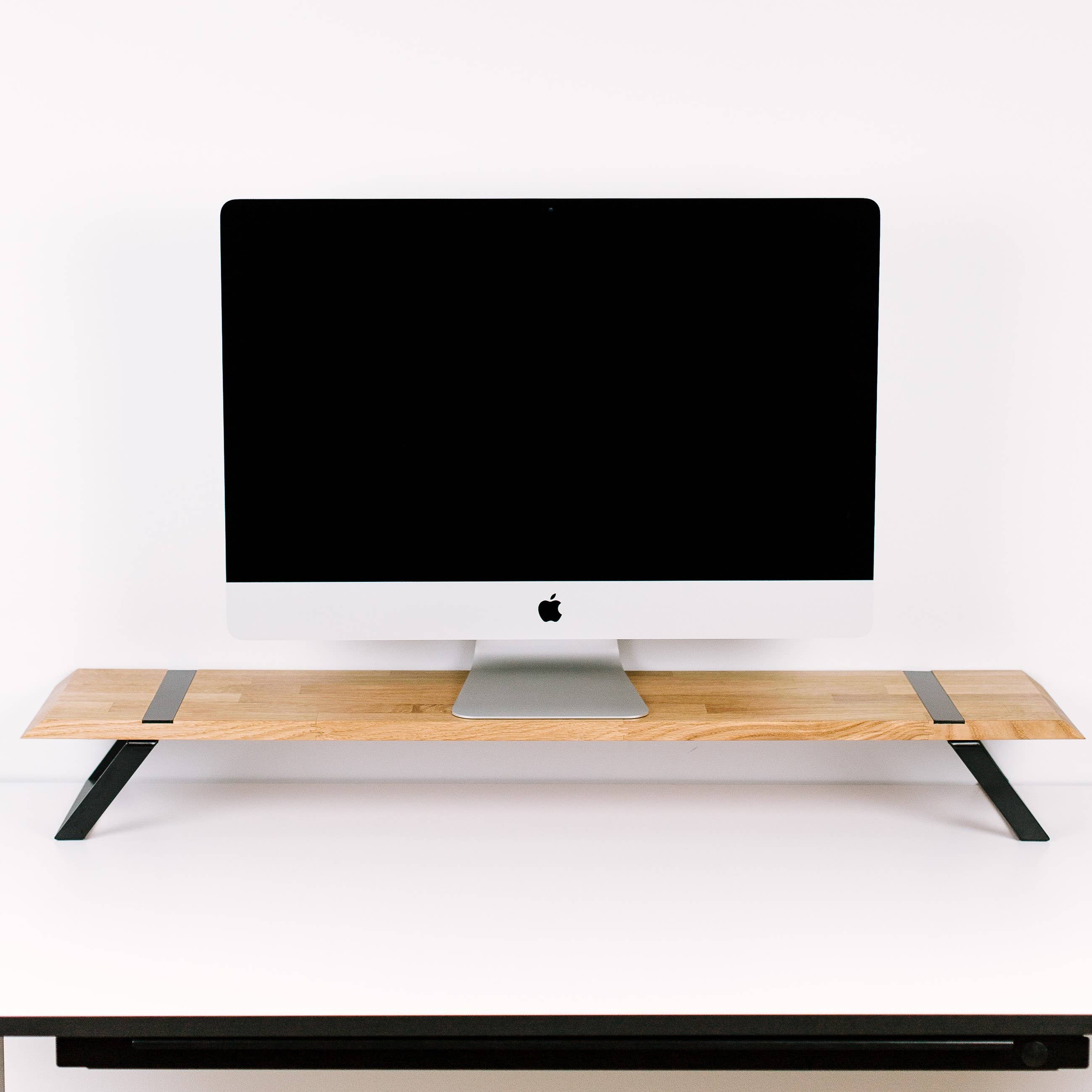 Halostands – wholesale Skrivbordshöjare – Stativ för dubbla bildskärmar, trä dubbla bärbara datorer, bildskärm8