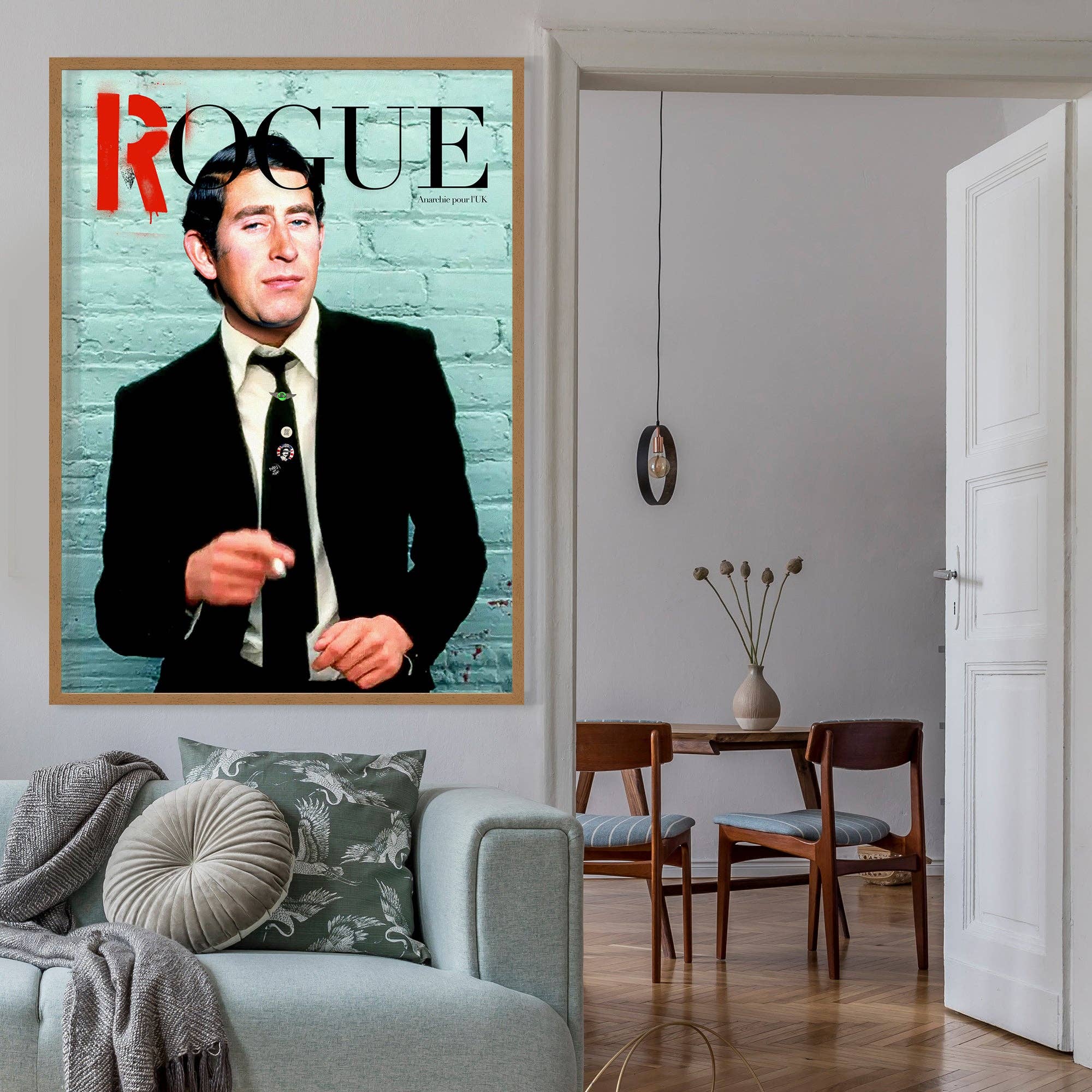 Ink & Drop – Großhandel Kunstdruck – König Charles III Rogue Print2