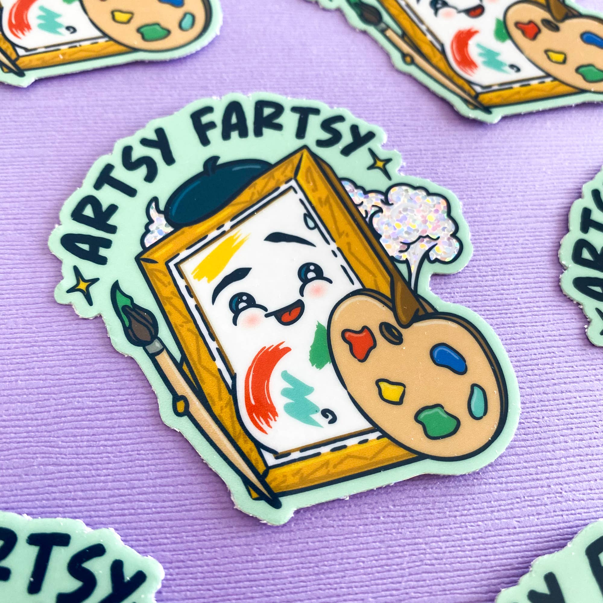 The Paint Sesh - Wholesale Sticker - Artsy Fartsy Sticker | Artist Accessory | Art Decal 2