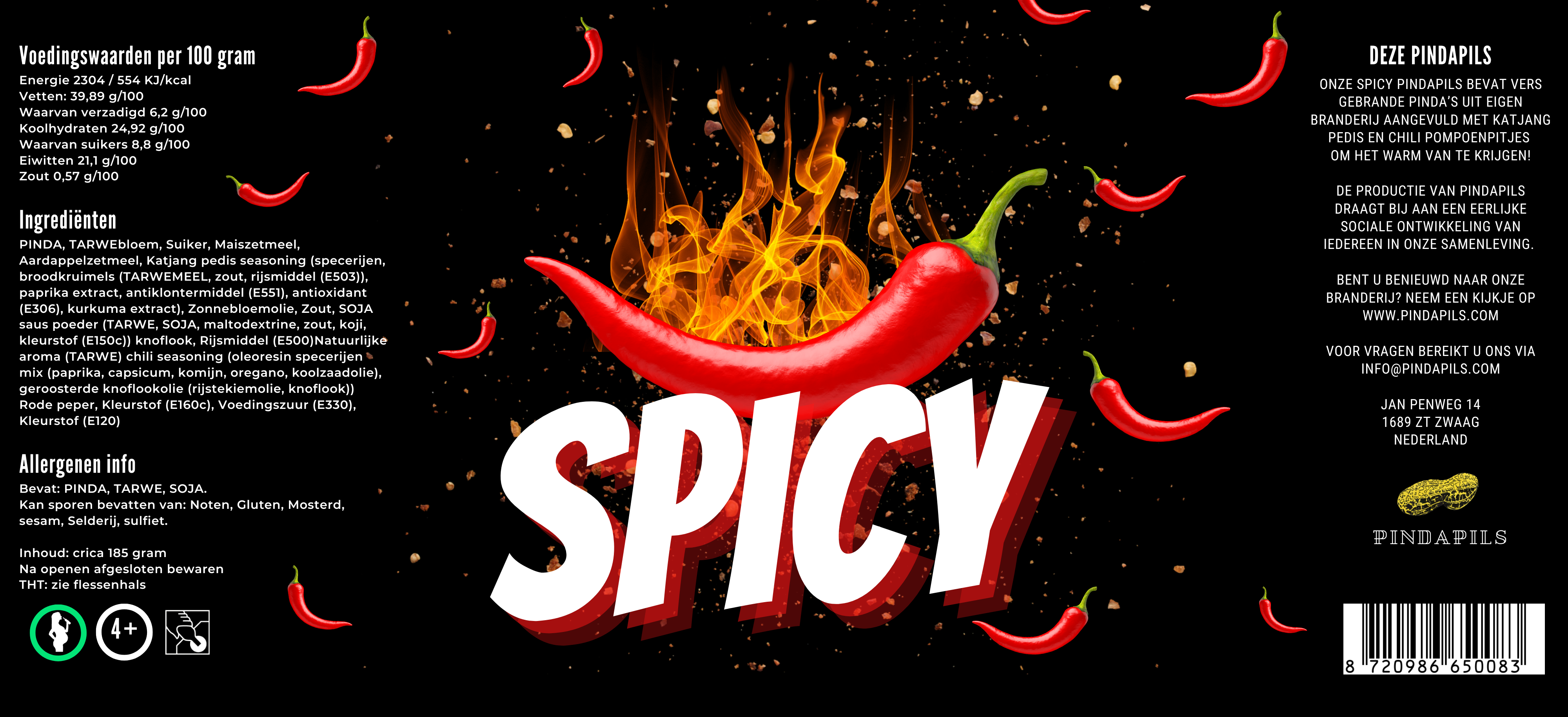 PindaPils – Engroshandel Nødder – PindaPils Sensation krydret blanding1