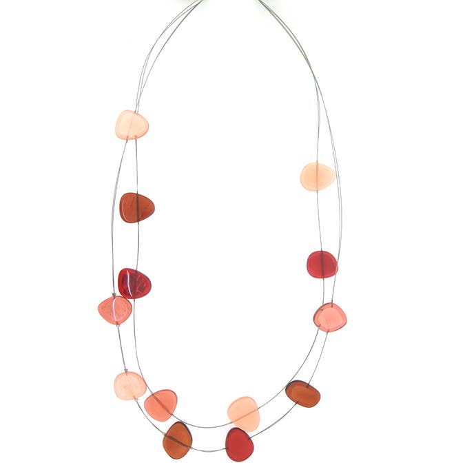 halskæde i naturmateriale for engroshandel hos Culture Mix