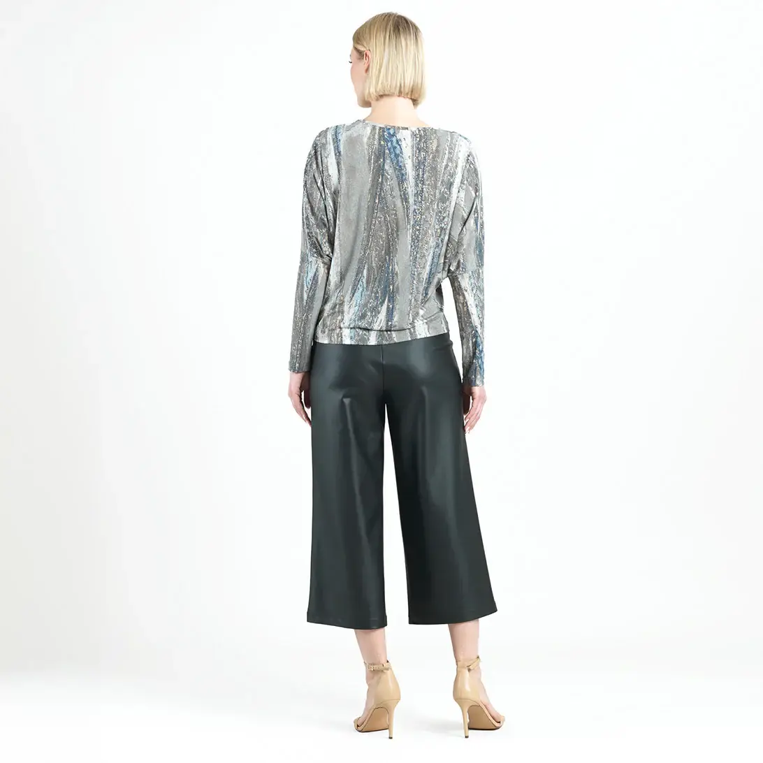 olive multi T58P6 - Maglietta con maniche Dolman - Python Taupe in vendita all'ingrosso su Faire4