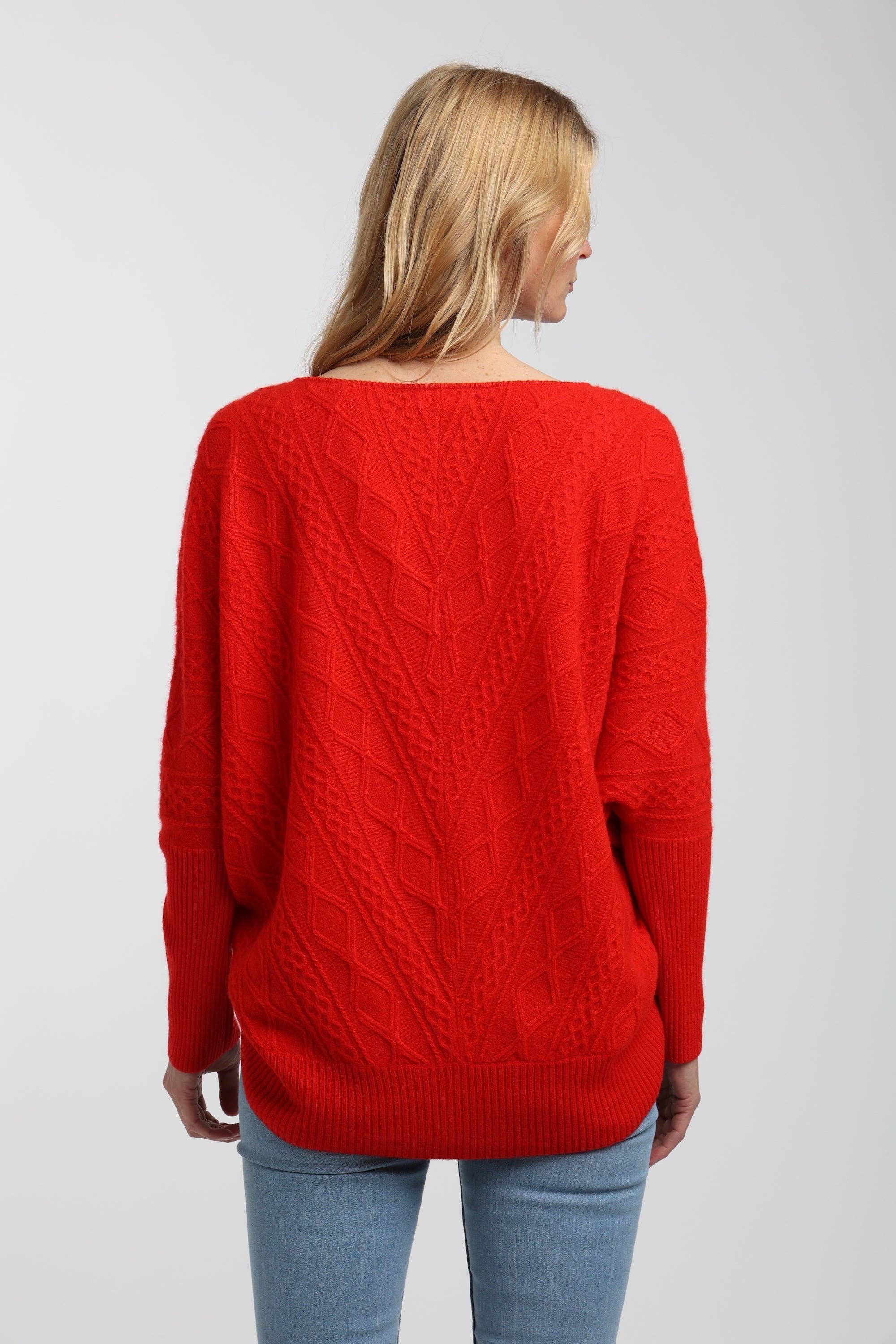 QUINN - Wholesale Knit Sweater - Women's - Cashmere Kendall Oversized Sweater5