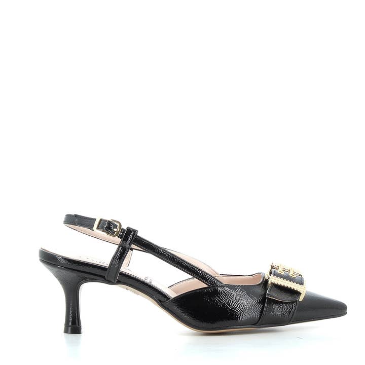 Hodea Slingback Tessa Preto por atacado de HODEA