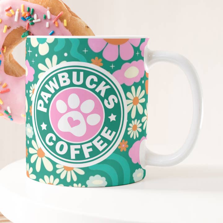 Mug Pawbucks coffee for wholesale by Molly's World