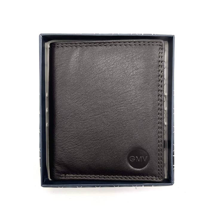 Suie Valentini srl - Wholesale Wallet - Men's - Genuine leather wallet, Brand GMV, art. GMV80-343