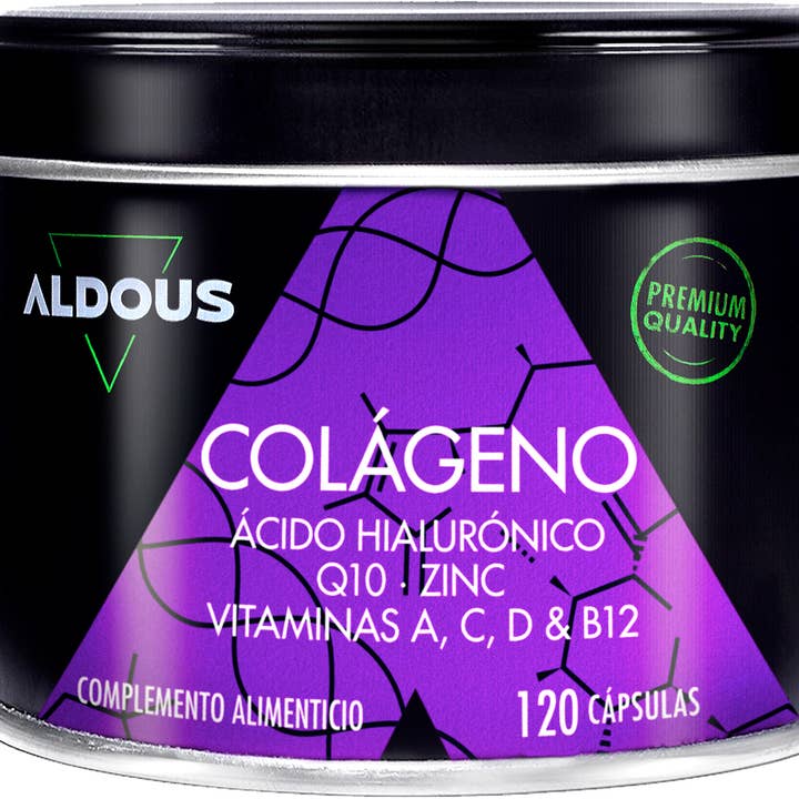 Aldous Bio - Venta al por mayor Suplementos/vitaminas para beber - Colágeno con Ácido Hialurónico Aldous | 120 cápsulas