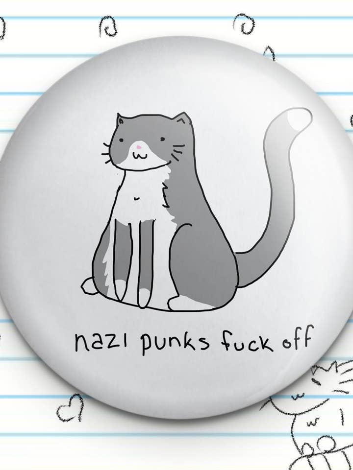 Nazi Punks Fuck Off 1.25" Botão por atacado de Fautbarb