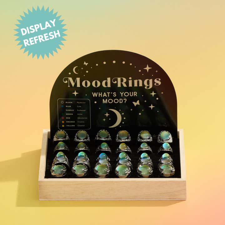 GeoCentral - Wholesale Cocktail/Statement Ring - Vintage Mood Rings