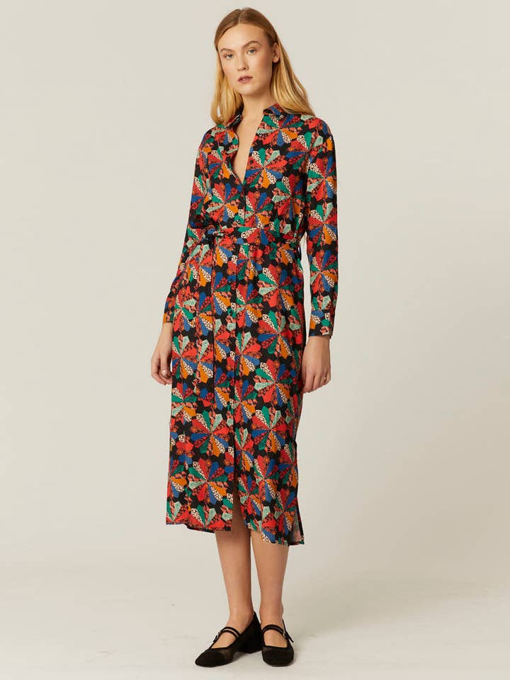 VESTIDO CAMISERO PATCHWORK for wholesale by Pepaloves