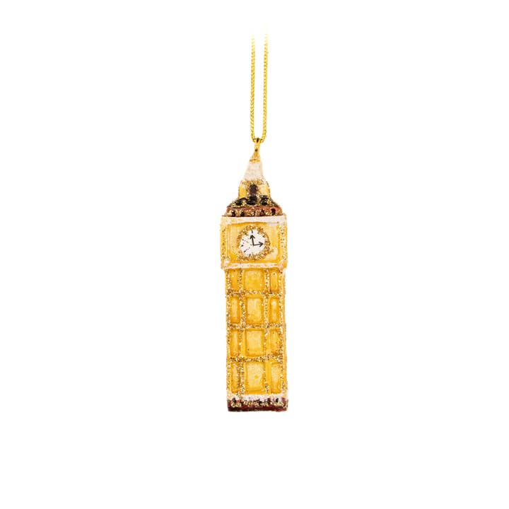 Big Ben Shaped Bauble for wholesale by Sass & Belle Europe