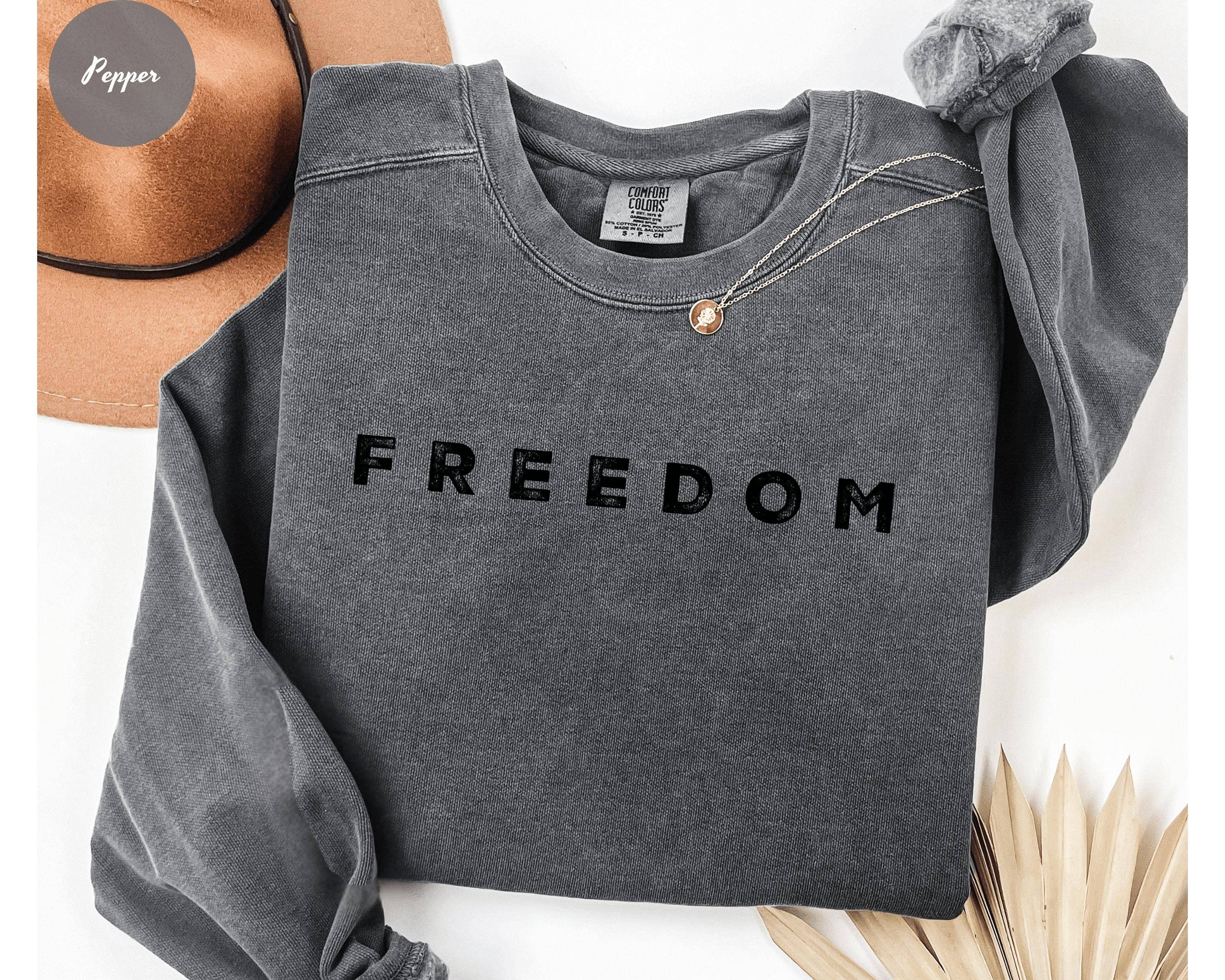 ClevorFit - Wholesale T-Shirt (Graphic) - Unisex - Freedom Comfort Colors Shirt, Charlie Kirk Sweatshirt2