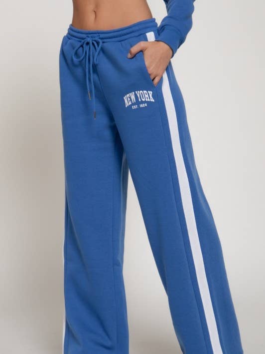Side Contrast Print Sweatpants for wholesale by Lemon Tree