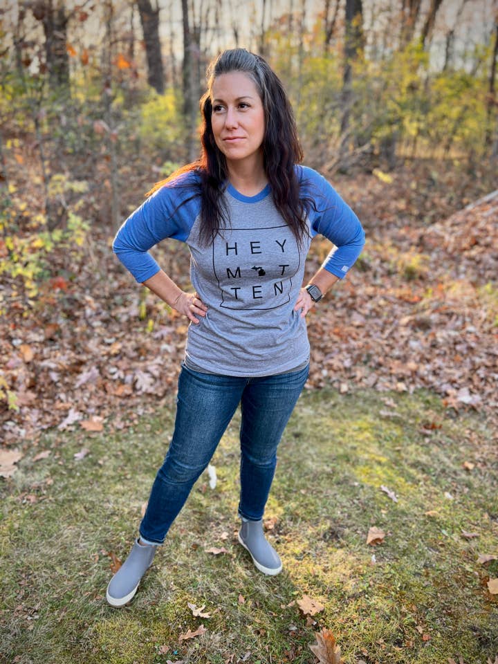 517 Threads - Wholesale Screen printed t-shirt – unisex - Hey Mitten Squared Long Sleeve1