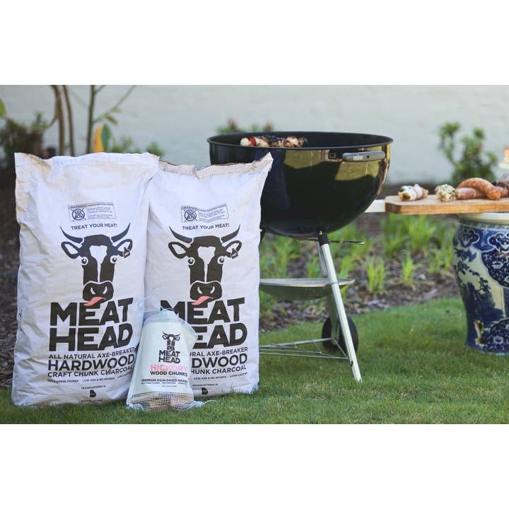 Meat Head Charcoal - Wholesale Outdoor Grill Tools - Crafted Hickory Wood Chunks4
