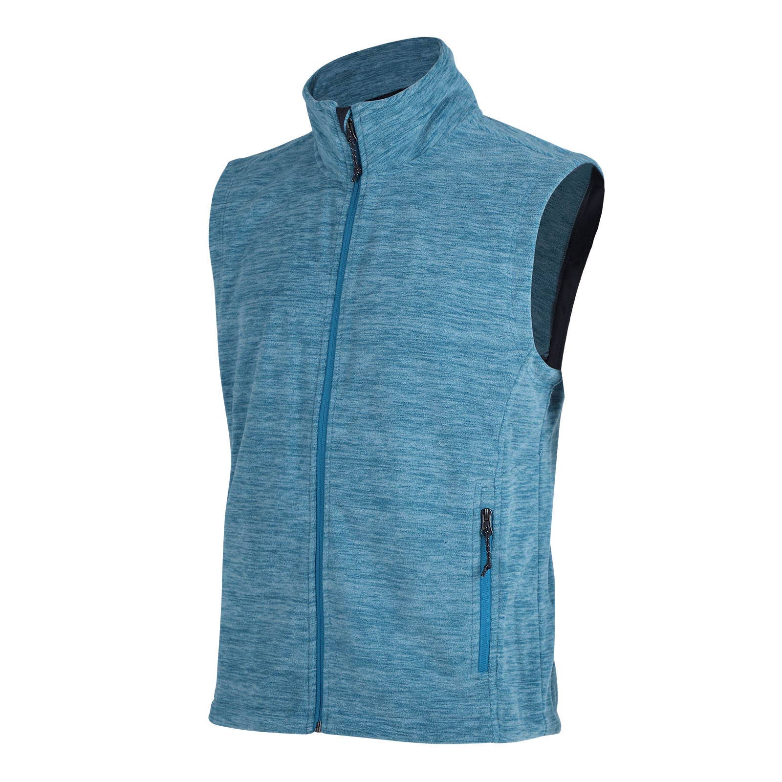 LeeHanTon - Wholesale Outerwear Vest - Men's - LeeHanTon Men's Solid Full Zip Polar Fleece Vest10