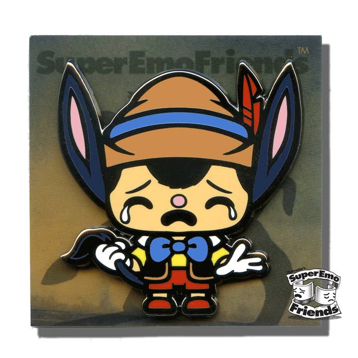 SuperEmoJackass Enamel Pin for wholesale by SuperEmoFriends