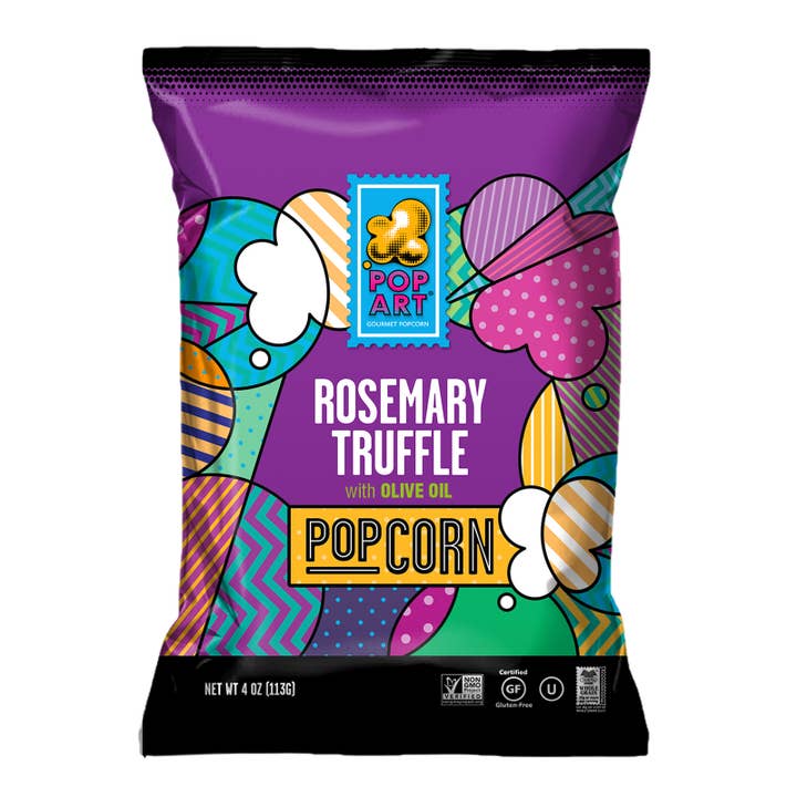 Pop Art Snacks - Wholesale Popcorn - Rosemary Truffle Popcorn