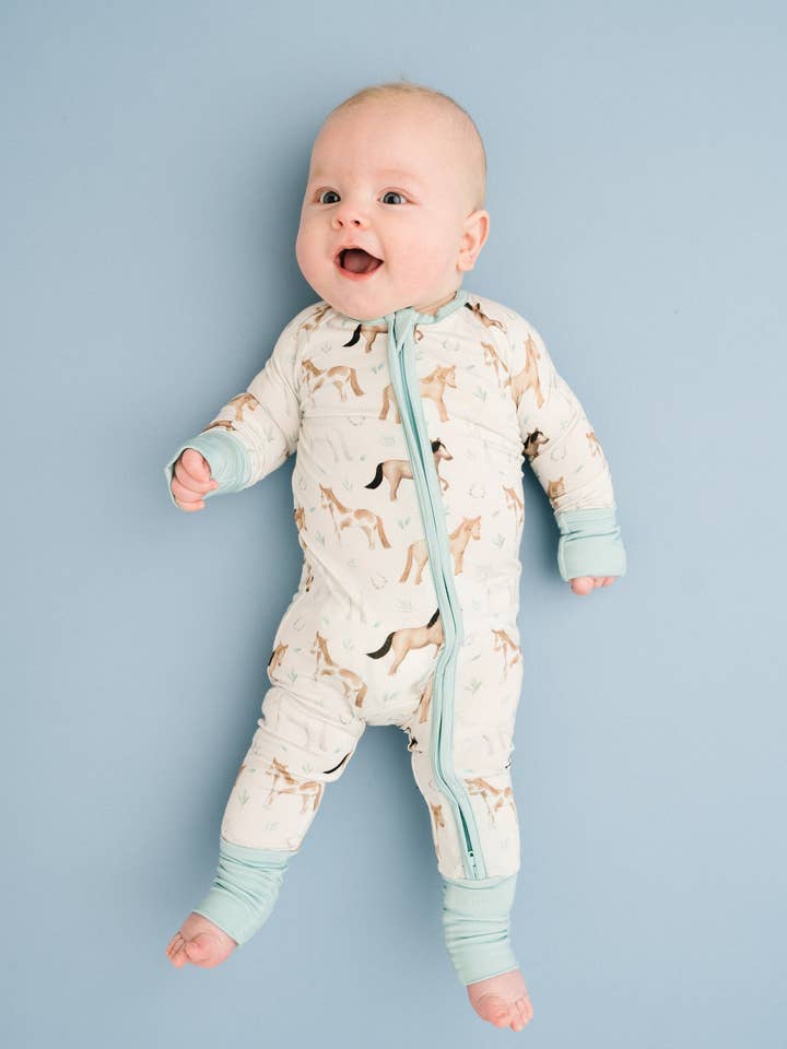 Little One Shop - Wholesale Clothing Set - Baby - Prairie Gallop Bamboo Sleeper