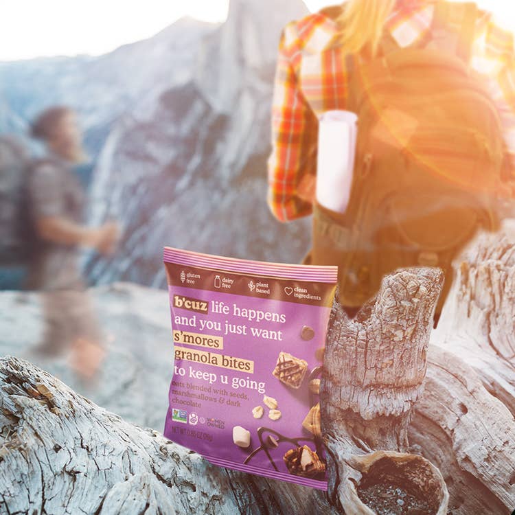 Bcuz Snacks - Vendita all'ingrosso Muesli - S'more Granola Bites confezione da 24 pezzi da 28 g ciascuno2