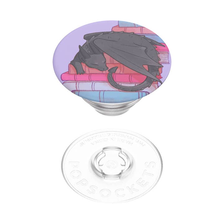 PopSockets - Wholesale Phone Grip - PopSockets Plant Curled Up With A Good Book Clear3