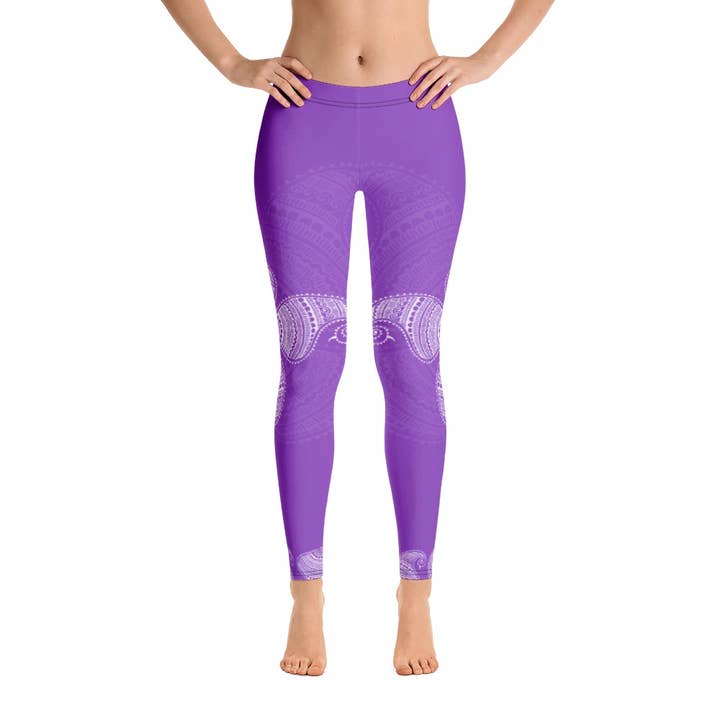 Leggings da yoga da donna blu mimetico per la vendita all'ingrosso da parte di SuniaYoga