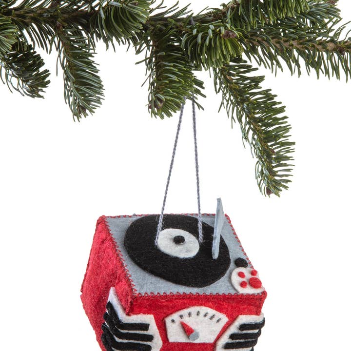 Silk Road Bazaar - Wholesale Ornament - Record Player Ornament