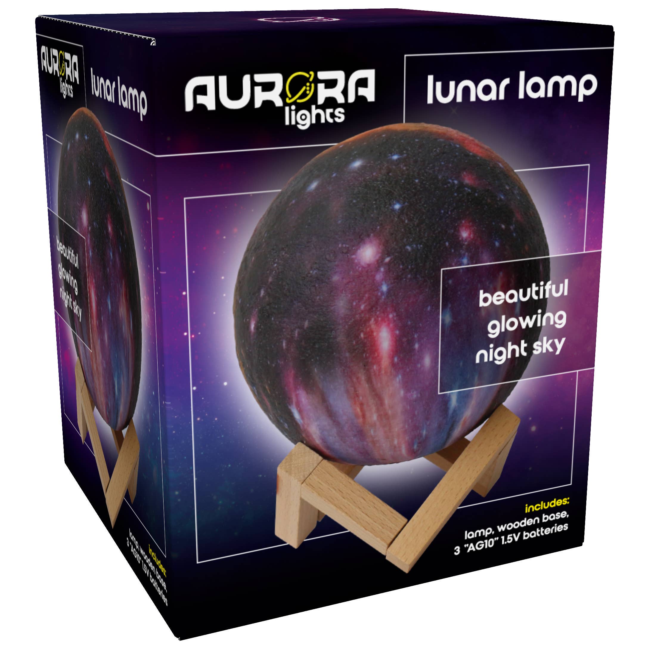 Variety Distributors - Wholesale Toy Set - Kids - Westminster Aurora Lights Lunar Lamp0