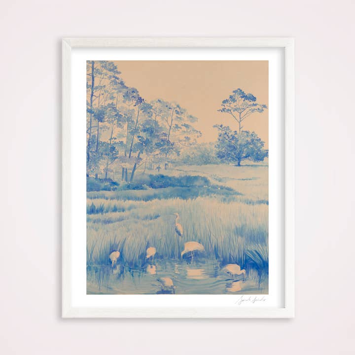 "Lunch" Print for wholesale by Sarah Schools Art