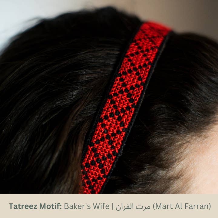 Amal Headband - Red for wholesale by Darzah