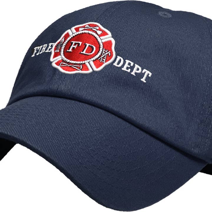 KBETHOS - Vente Casquette de baseball – homme - Casquette vintage « FIRE DEPARTMENT » pour homme