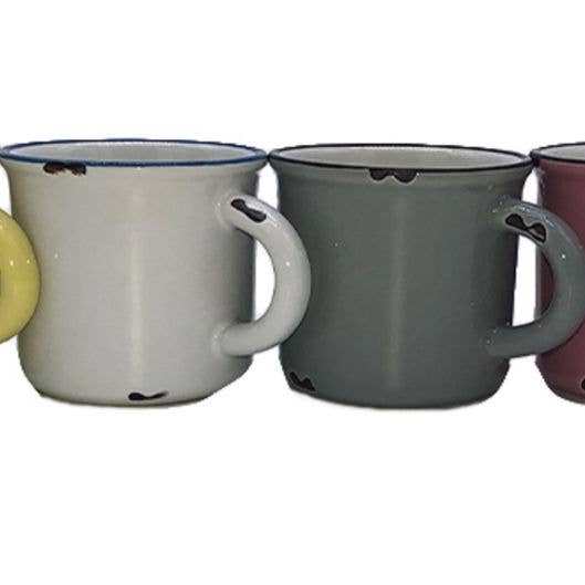 Canvas Home - Wholesale Coffee Mug - Tinware Espresso Mug - Gift Set of 6