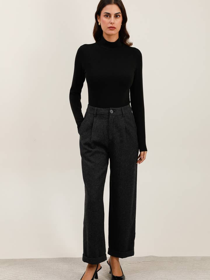 5925 CALÇAS DE FATO por atacado de Daphnea