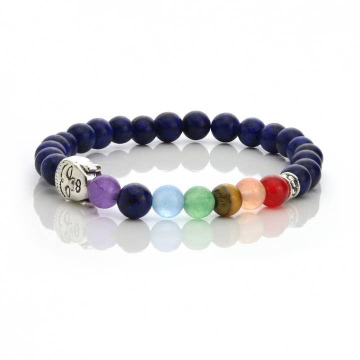 UniArt - Wholesale Beaded Bracelet - Buddha Bracelet With Chakra Colors2