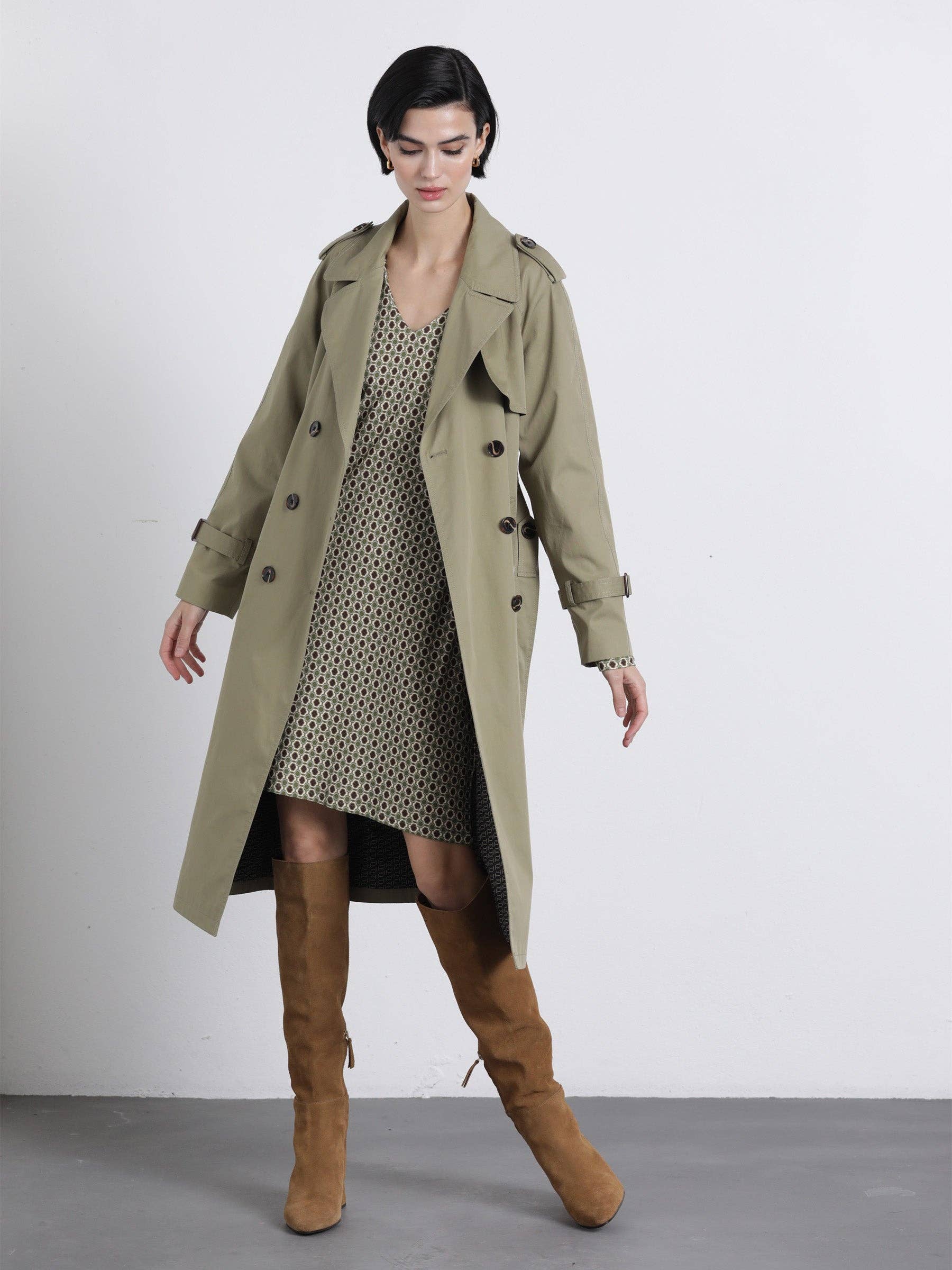 GUIMANOS - Wholesale Coat - Women's - Long Gabardine3