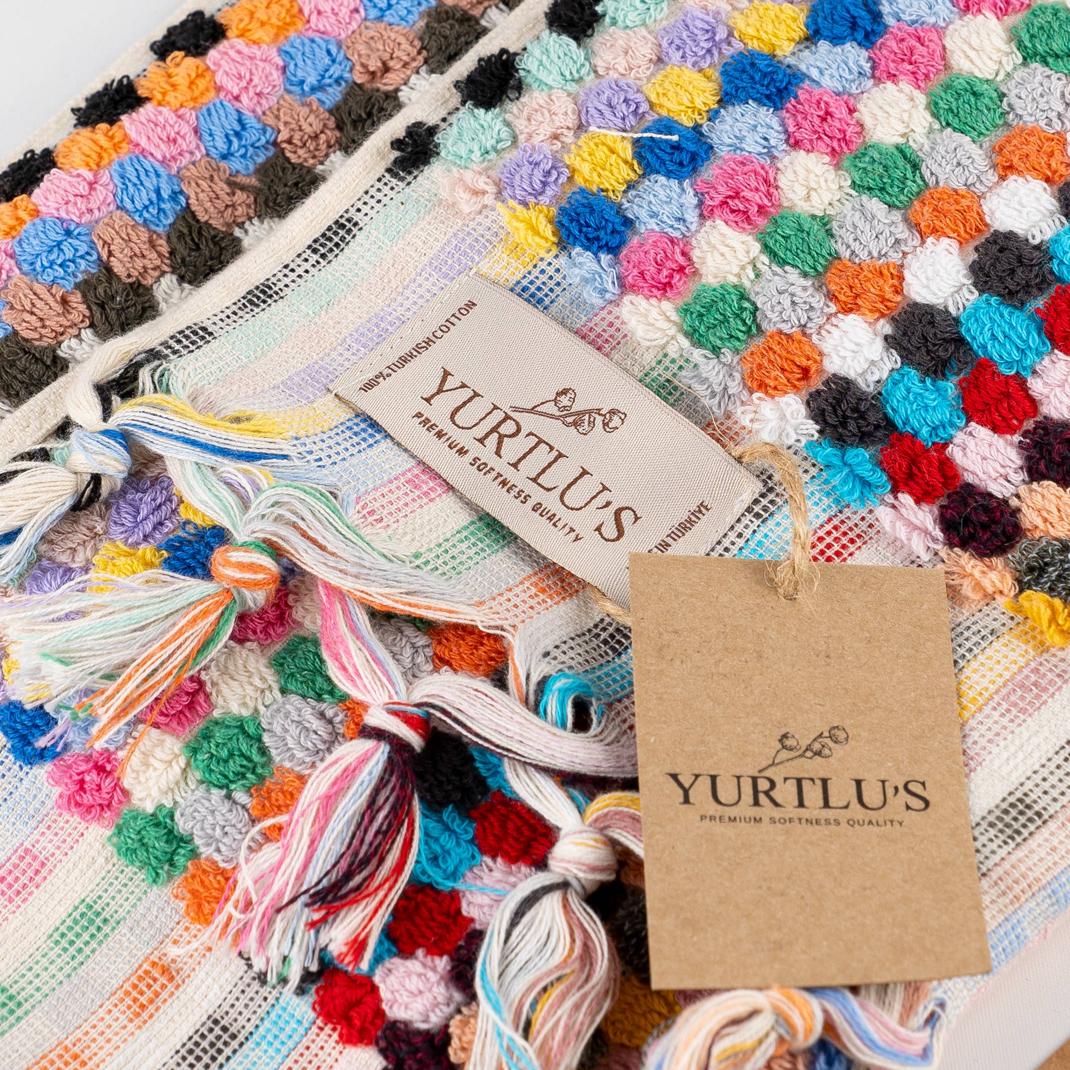 YURTLUS – wholesale Hand towel – Organic Bubble Series- Hand Towel 18x 37,Soft Thick Towel, Kitchen Towel24