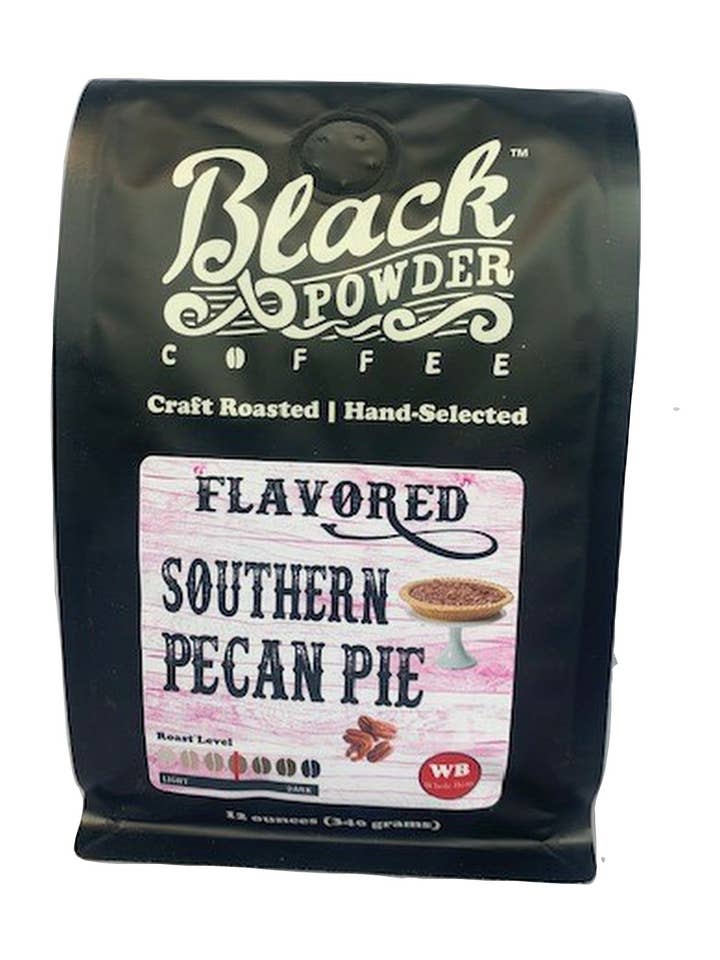 Southern Pecan Pie Flavored for wholesale by Black Powder Coffee