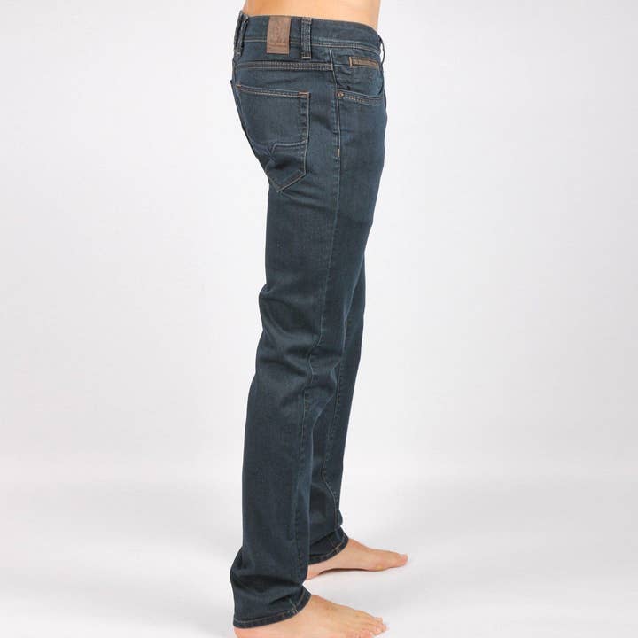 Mörkblå Slim Fit Jeans #1023 -07 för wholesale av EIGHT X