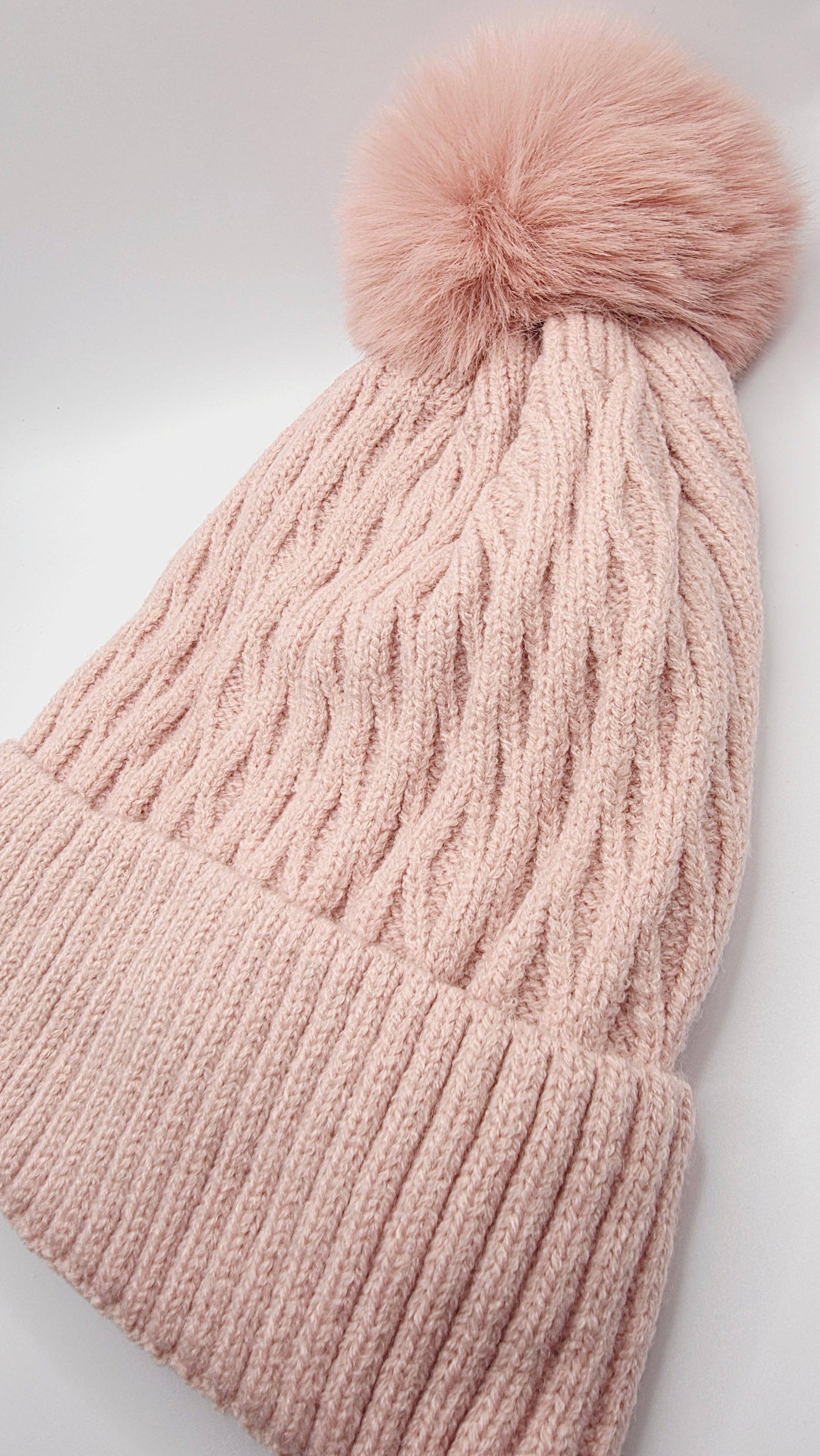 Arya Jewellery Wholesale – wholesale Beanie – Women's – Cable Knit Fluffy Bobble Hats Pack of 125