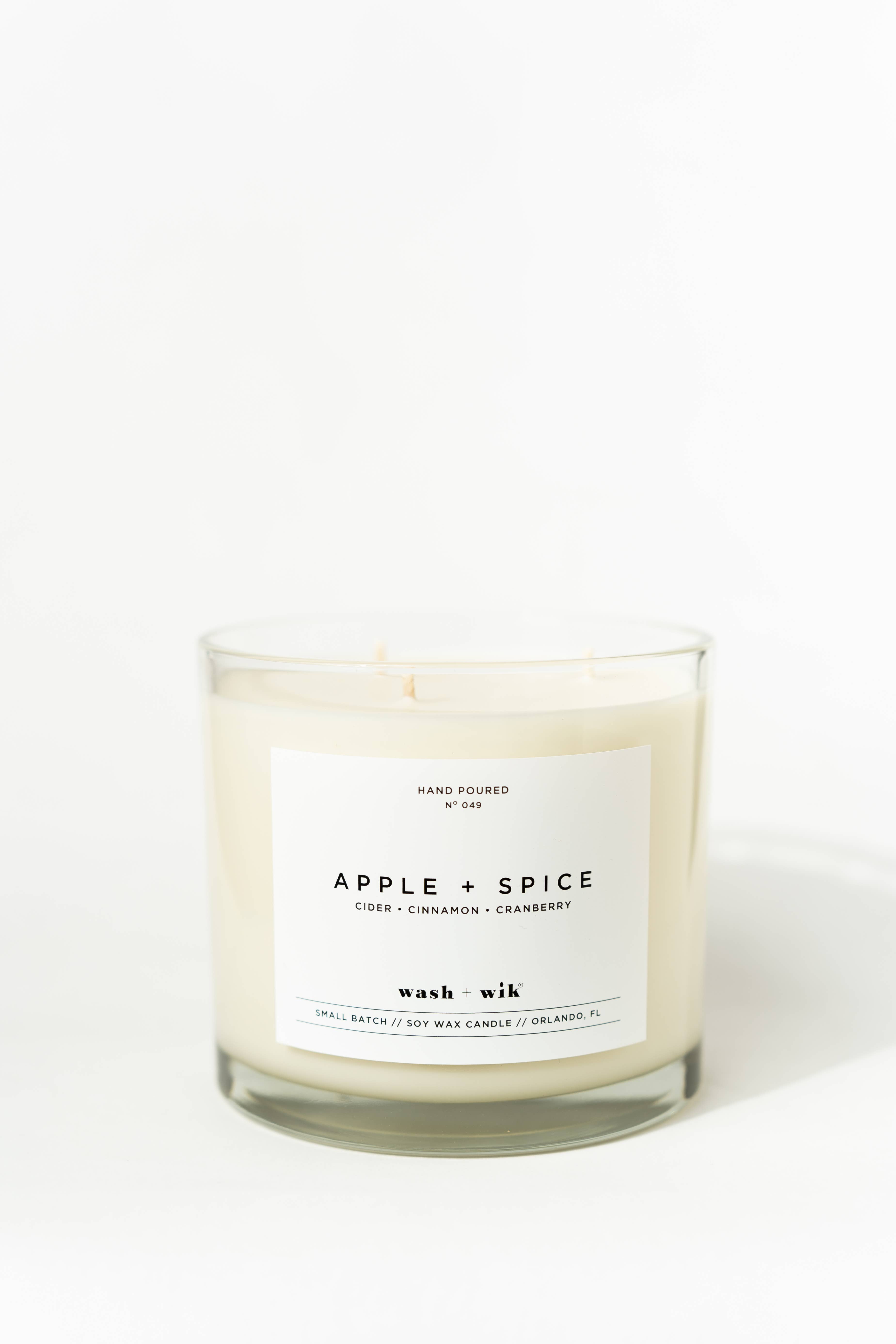 Wash and Wik - Wholesale Jar/Filled Candle - 3 Wick - 35oz Vessel - 2 Pound Soy Wax Candle by Wash + Wik42