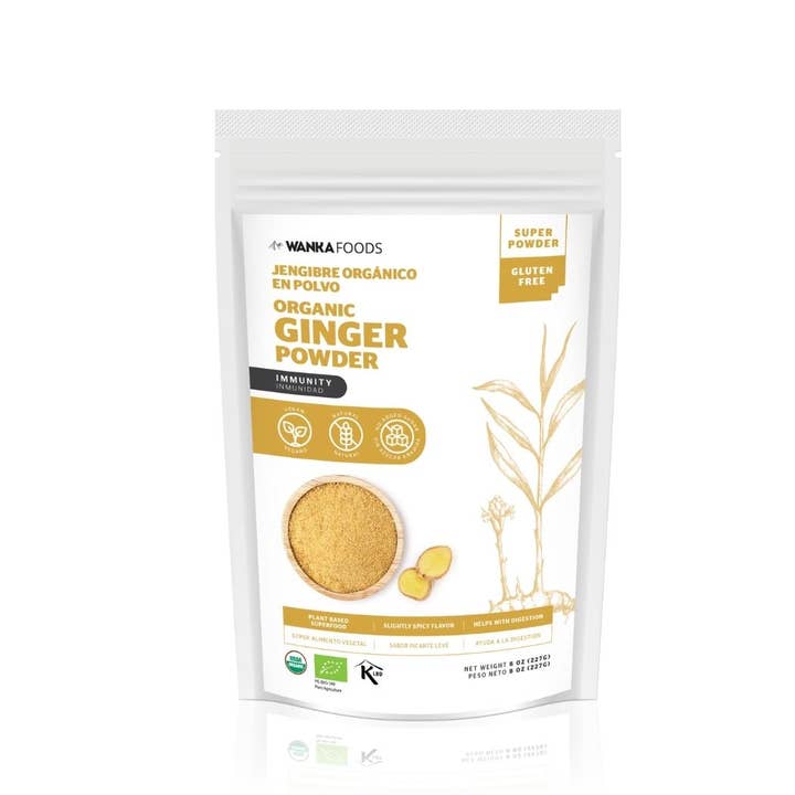 Wanka Foods – wholesale Protein/superfood powder – Organic Ginger Powder