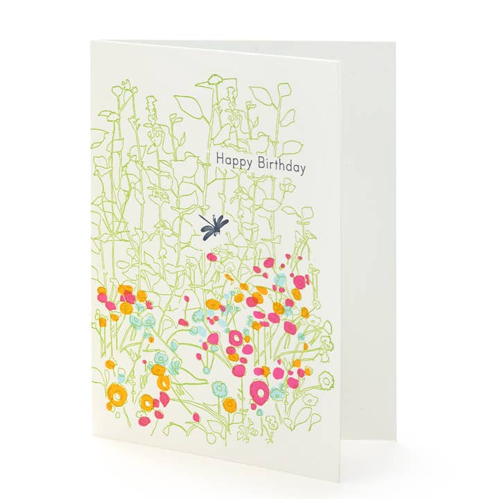 Tarjeta Garden Happy Birthday A2 para venta al por mayor de Ilee Papergoods