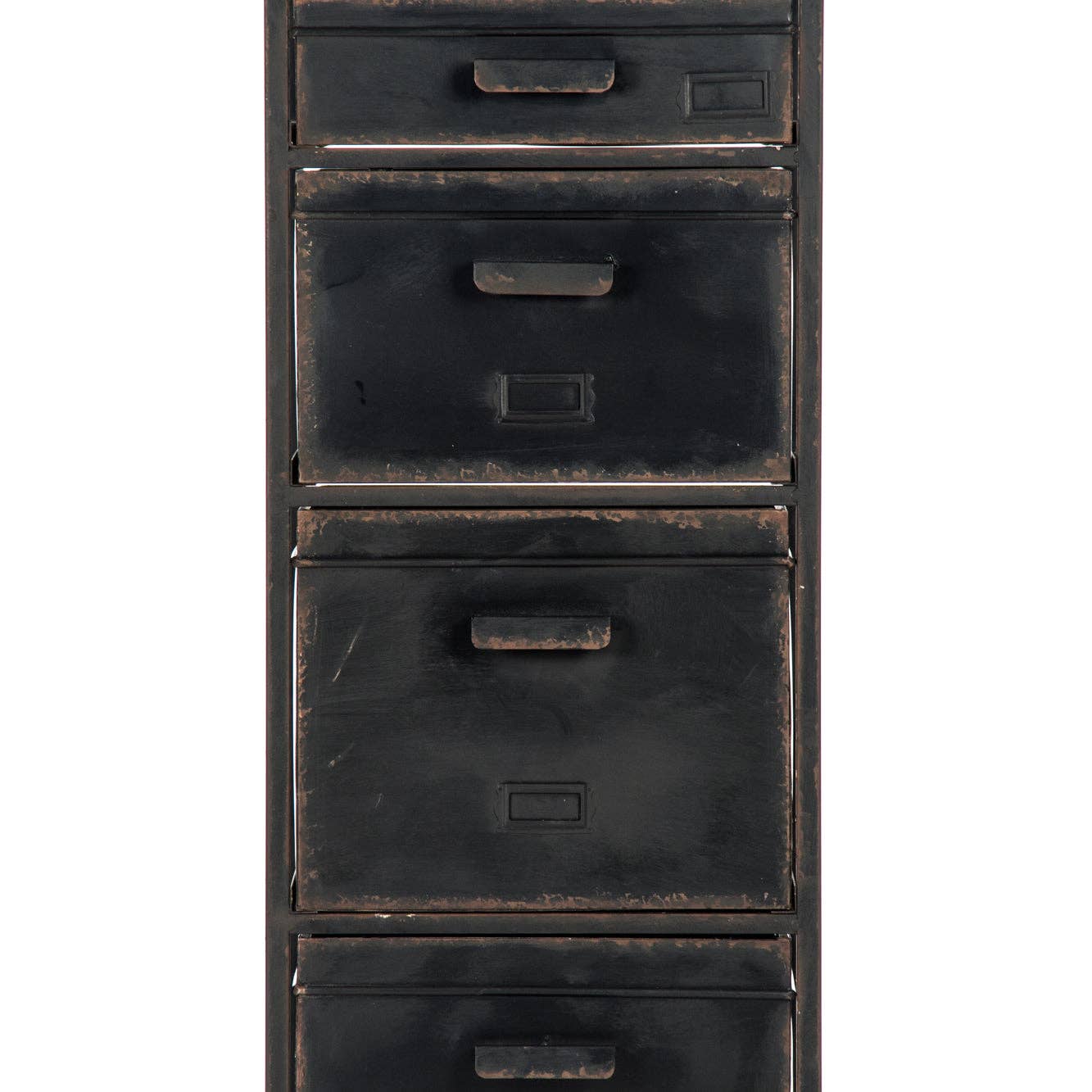 Antiek zwart Dora opberkkast met lades op wielen in antiek zwart voor groothandel op Faire3