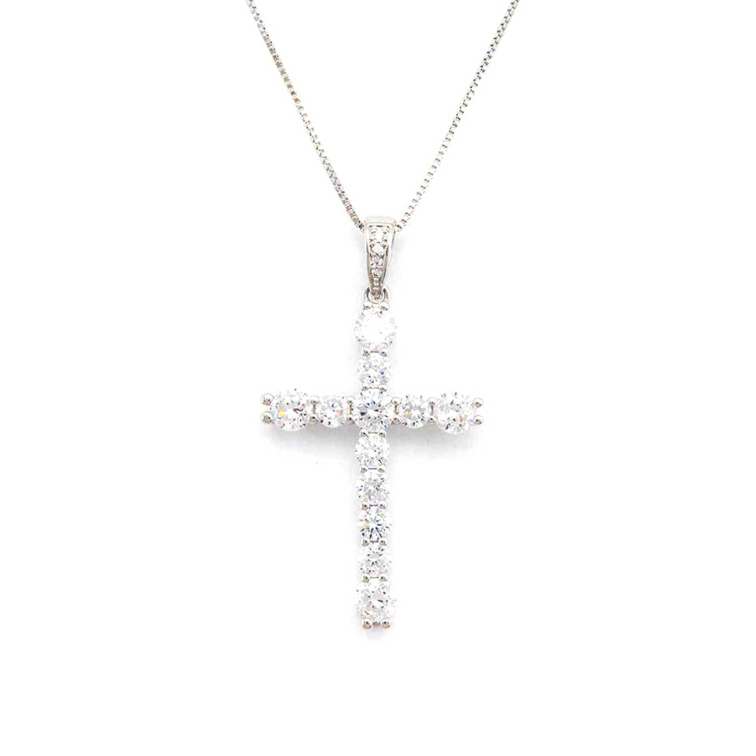 LA Jewelry Plaza - Wholesale Halskettinghanger - CZ kruis hanger ketting1